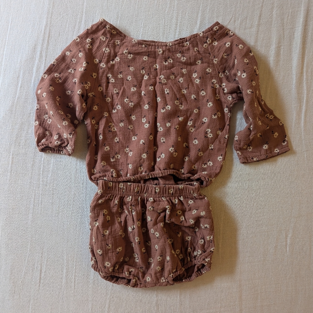 Quincy Mae Floral Baby Outfit